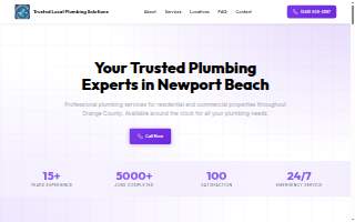 Trusted Local Plumbing Solutions