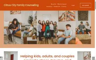 Citrus City Family Counseling website
