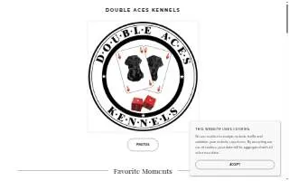 Double Aces Kennels website