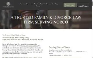 Harris & McKeown Law Firm, APC. of Norco website