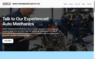 Norco Transmission Center Inc website