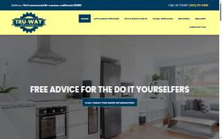 Tru -Way Appliance parts and service of Norco