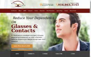 Bliss Eye Associates website