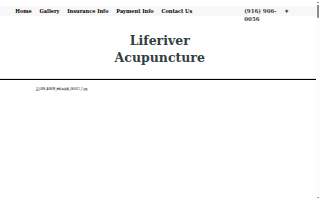 Life River Acupuncture and Integrative Medicine Inc. of North Highlands