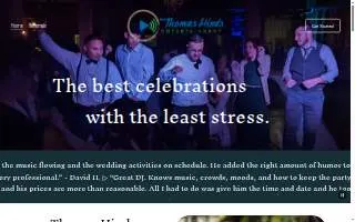 Thomas Hinds Entertainment - DJ/MC, Photo Booth, and Lighting, Sacramento Wedding DJ of North Highlands website