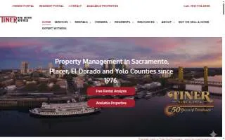Tiner Commercial Real Estate Services of North Highlands website