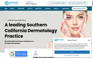 California Dermatology Institute of Norwalk website