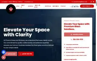 Chanos Glass and Windows website