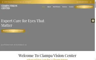 Ciampa Vision Care website