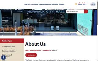 City of Norwalk - Public Services Department