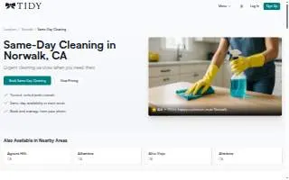 Cleaners of Norwalk website