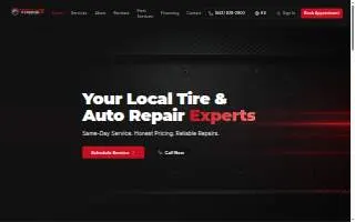 Front Line Tires website