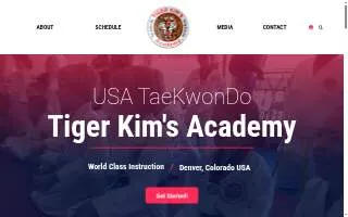 Taekwondo martial arts website
