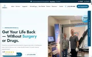 DeSalvo Chiropractic website