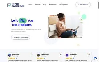Fix Your Tax Problem Inc website