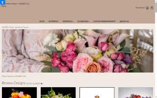 San Marin Flowers website