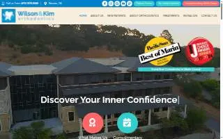 Wilson & Kim Orthodontics website