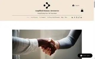 Amplified Human Resources LLC website