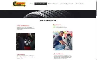Sonora Tires website