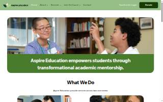 Aspire Education website