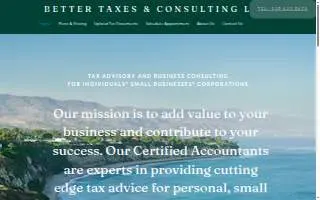 Better Taxes & Consulting LLC website