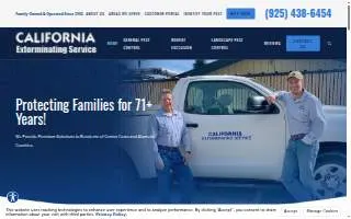 California Exterminating Service of Oakland website