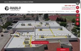 Diablo Roofing, Inc. website
