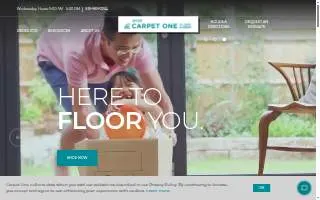 Dicks Carpet One Floor & Home website