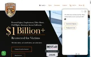 Dolan Law Firm, PC Personal Injury Lawyers of Oakland website