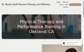 Dr. Nicole Garlit Physical Therapy & Wellness website