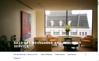 East Bay Messenger and Attorney Service website
