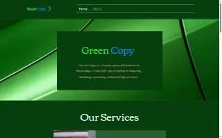 Green Copy website