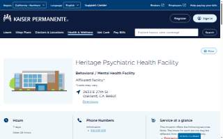 Heritage Psychiatric Health