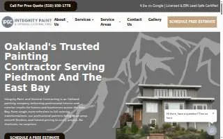 Integrity Paint and General Contracting of Oakland website