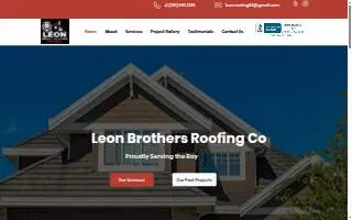 Leon Brothers Roofing Company website