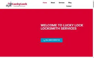 LuckyLock Locksmith of Oakland website