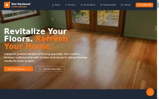 Oak Hardwood Floor Refinishing