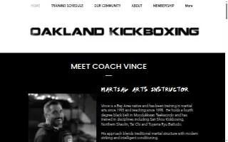 Oakland Kickboxing website