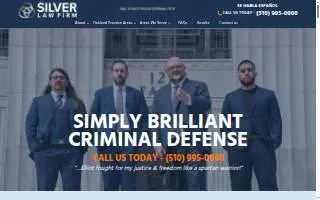 Silver Law Firm of Oakland website