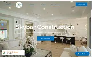 Skybar Construction website