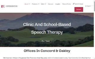 Communication Across Barriers Speech Clinics, Inc. of Oakley website