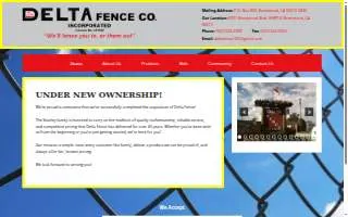 Delta Fence Co Inc website