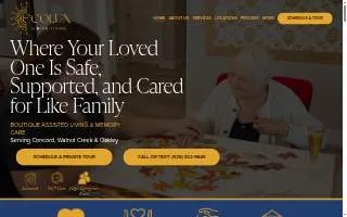 Ecolux Senior Living website
