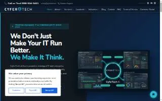 Cyfer Tech website