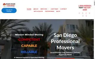 Mission Minded: Moving, Deliveries & Junk Removal website