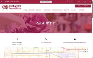 Continental Funeral Home Ontario