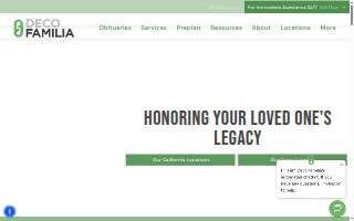 Deco Familia Richardson Peterson Funeral Home website