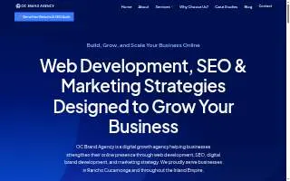OC Brand Agency of Ontario website