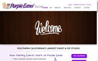 Purple Easel