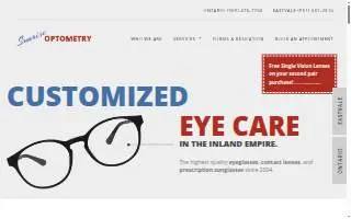 Sunrise OPTOMETRY of Ontario website
